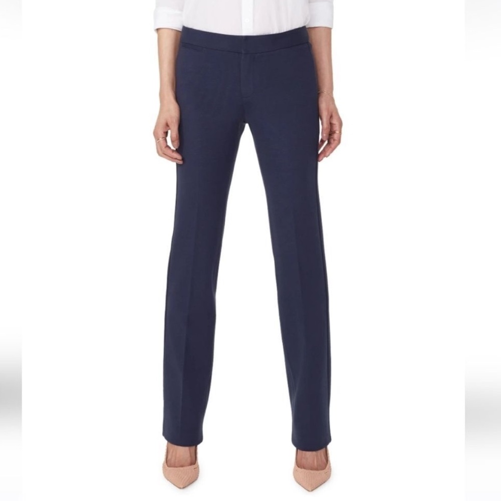 NYDJ Stretch Knit Trousers - Navy - 6